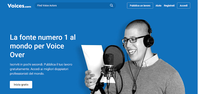 Voices.com: Guadagnare online con il Doppiaggio e con la Voce! Voices.com: Guadagnare online con il Doppiaggio e con la Voce!