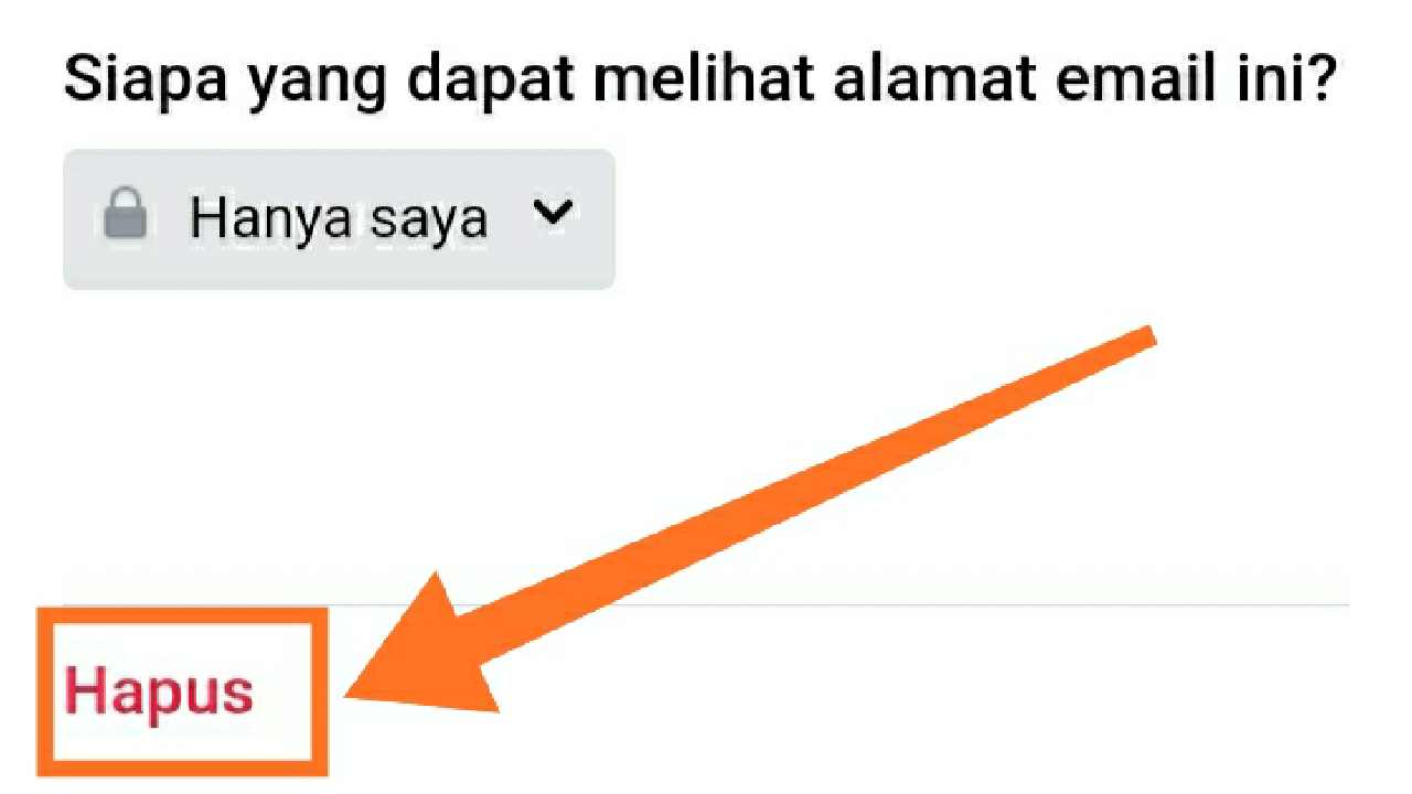 Bisakah FB ganti email?
