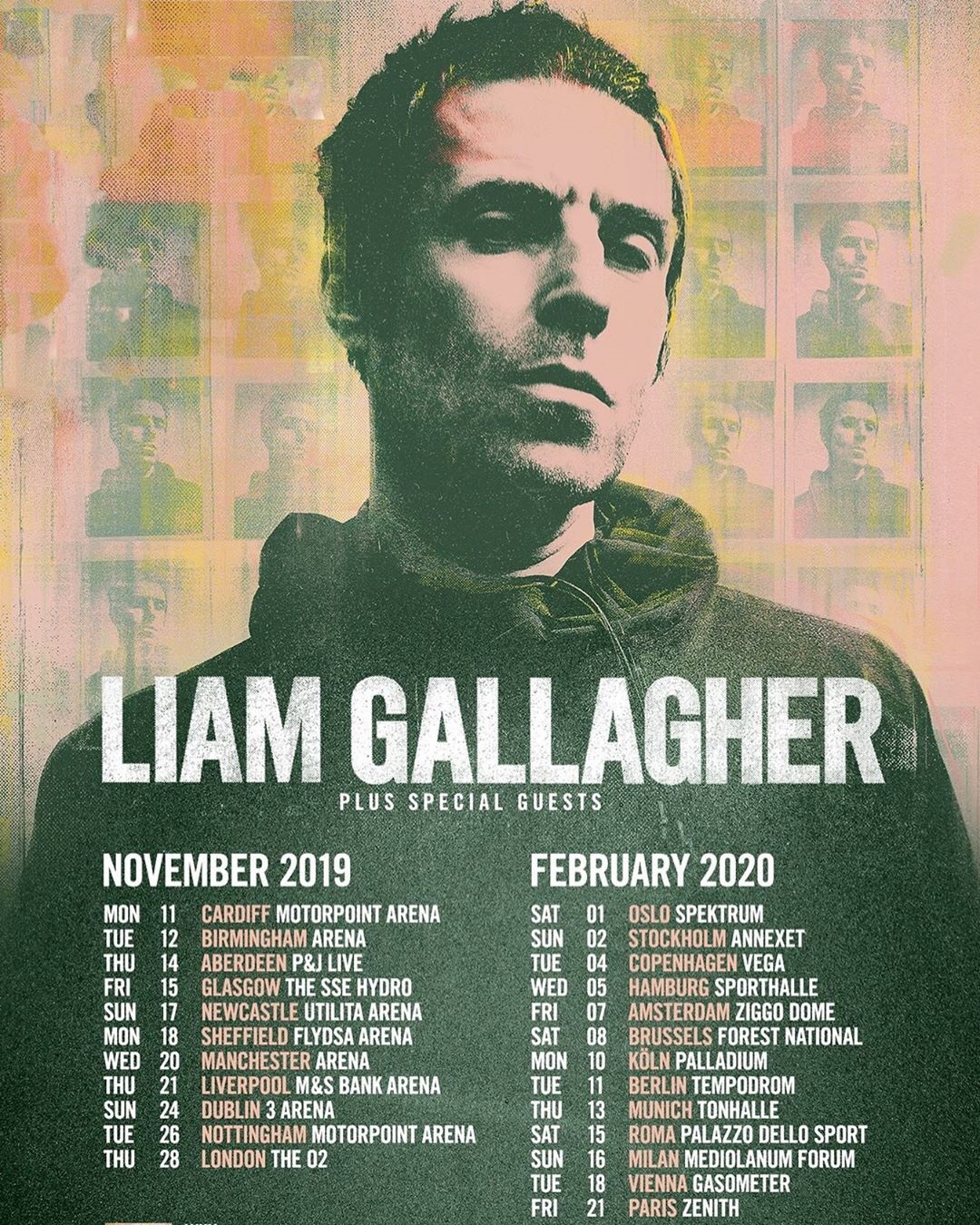 liam gallagher past tour dates