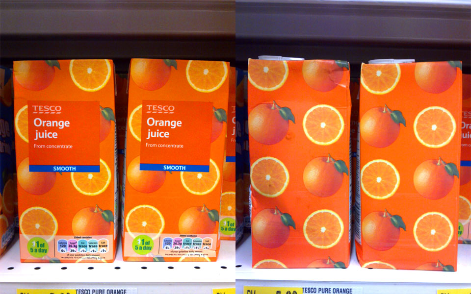 5marts TESCO fruit juice