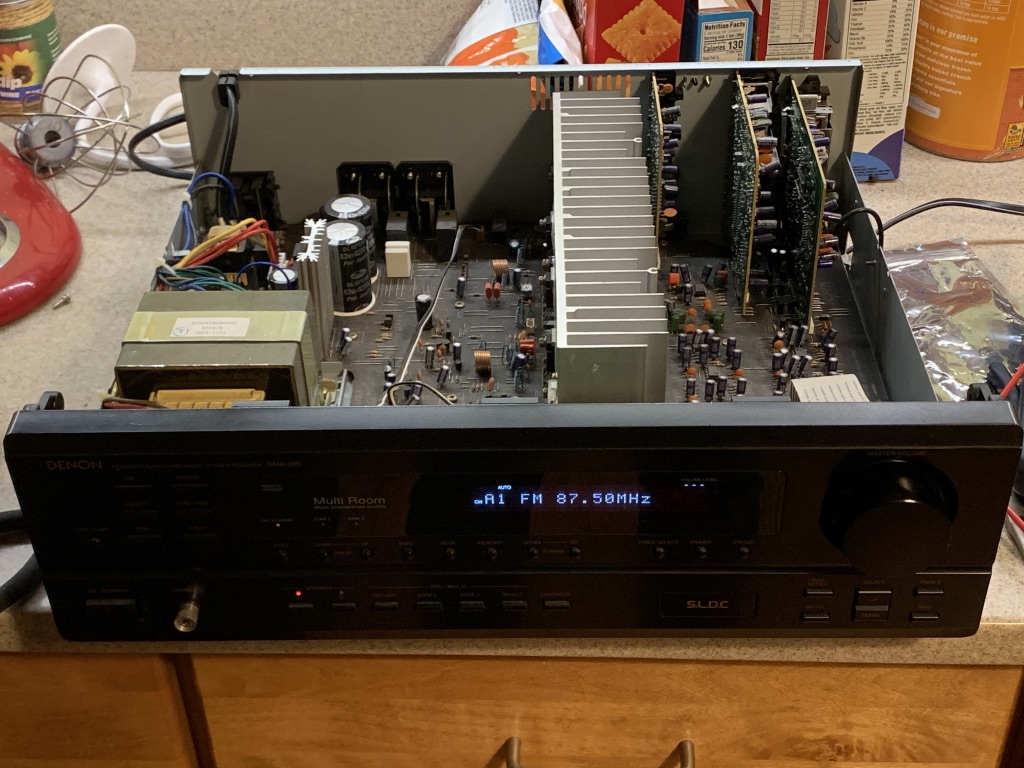 Fix protection mode on Denon DRA 395