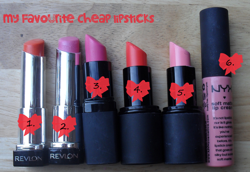 Little Red Bow My Favourite Cheap Lipsticks