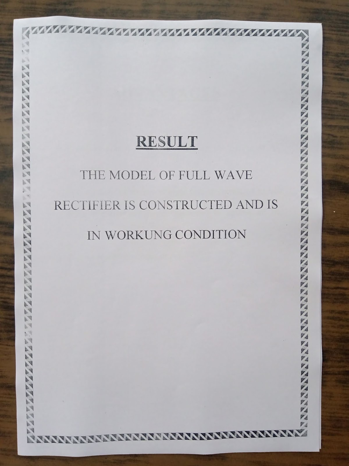 Dear Study Full Wave Rectifier Investigatory Project of Physics Class