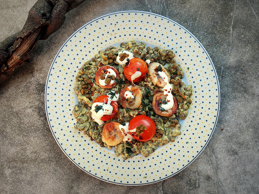 Genussbereit: Corona-Küche vegetarisch: Grüne Curry-Linsen mit ...