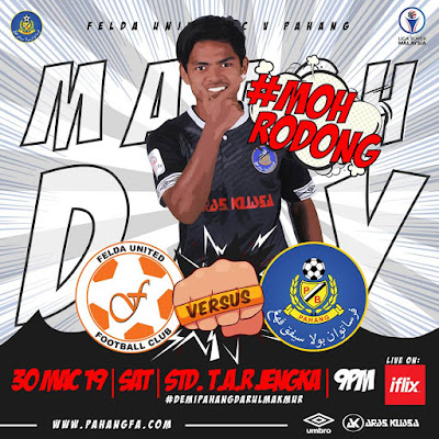 Live Streaming Felda United vs Pahang Liga Super 30.3.2019 Live Streaming Felda United vs Pahang Liga Super 30.3.2019