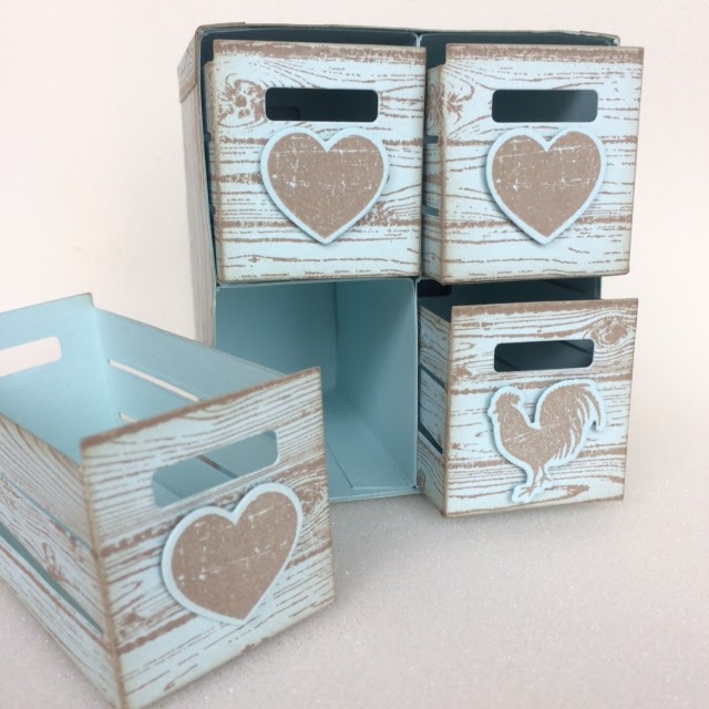 Jenny's stampin flavours Wood Words chest of drawers