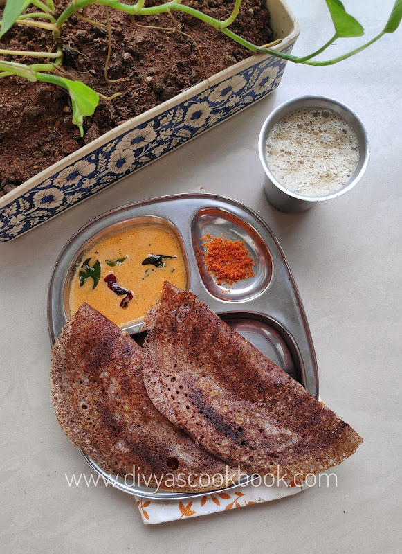 Easycooking Ragi Dosa Finger Millet Dosa