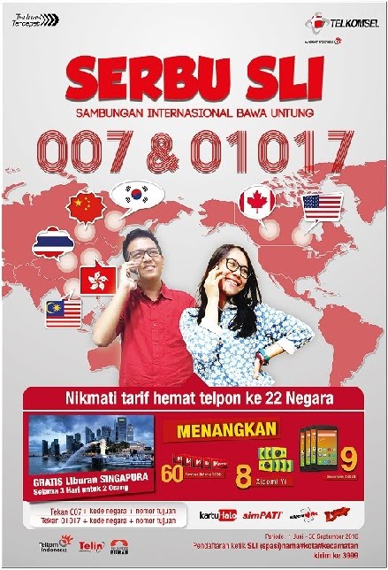 PROMO TELKOMSEL SERBU SLI JABAR NELPON KELUAR NEGERI ...