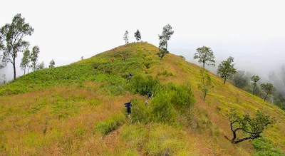 Regret Hill altitude 2000 m National Park of Mount Rinjani