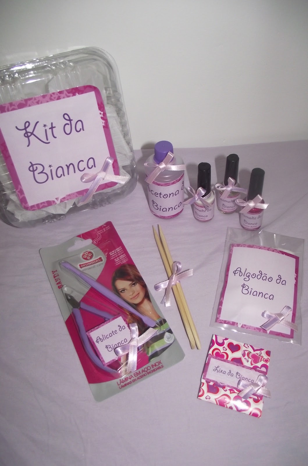 Raphasdesign Kit de Manicure Personalizado