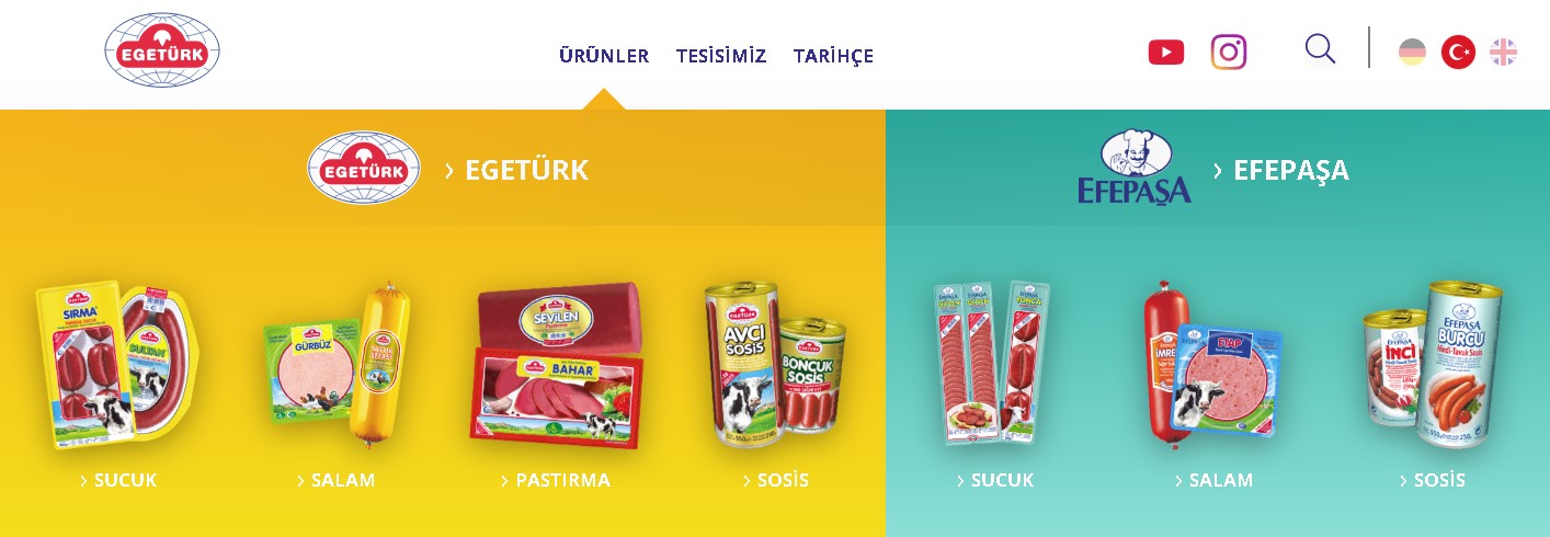 Almanyada satılan Türk helal belgeli sucuk markaları