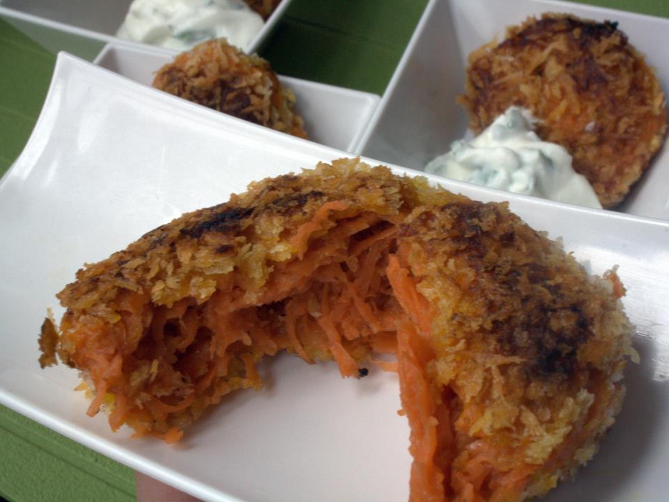MakeMeals Mama Carrot Croquettes with Yogurt Dipping Sauce