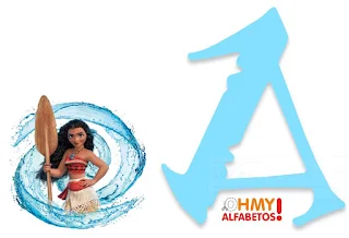 Alfabeto de Moana. Moanas Alphabet.