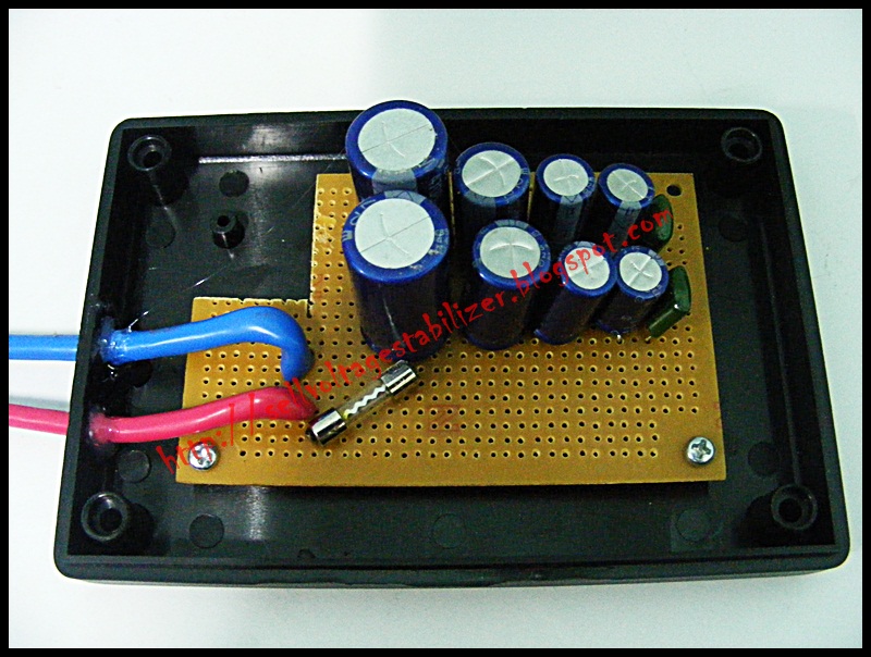 Voltage Stabilizer: การทำ DIY Volt Stabilizer (Do It Yourself) Circuit Diagram