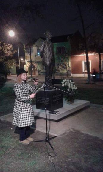 Lectura Homenaje a Jose Marti en Plaza Portales