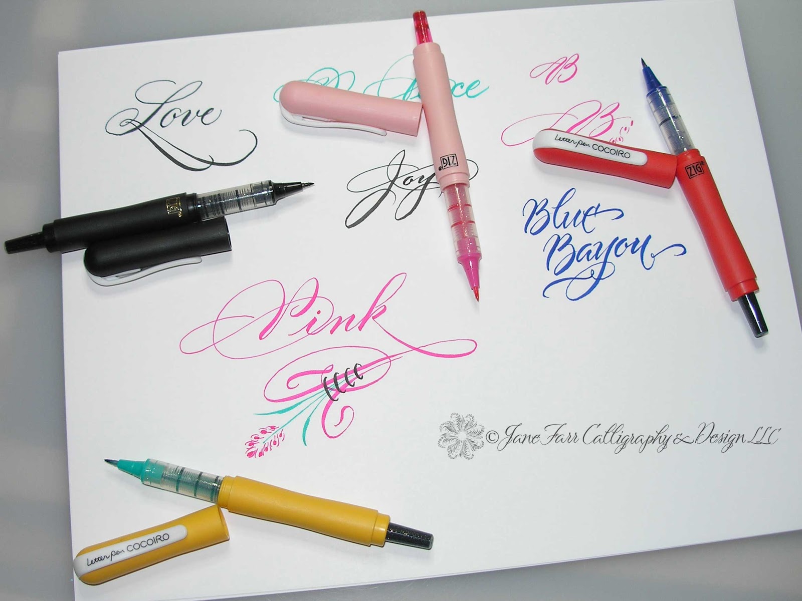 A Place To Flourish Calligraphy Flourish Friday Kuretake ZIG Pens