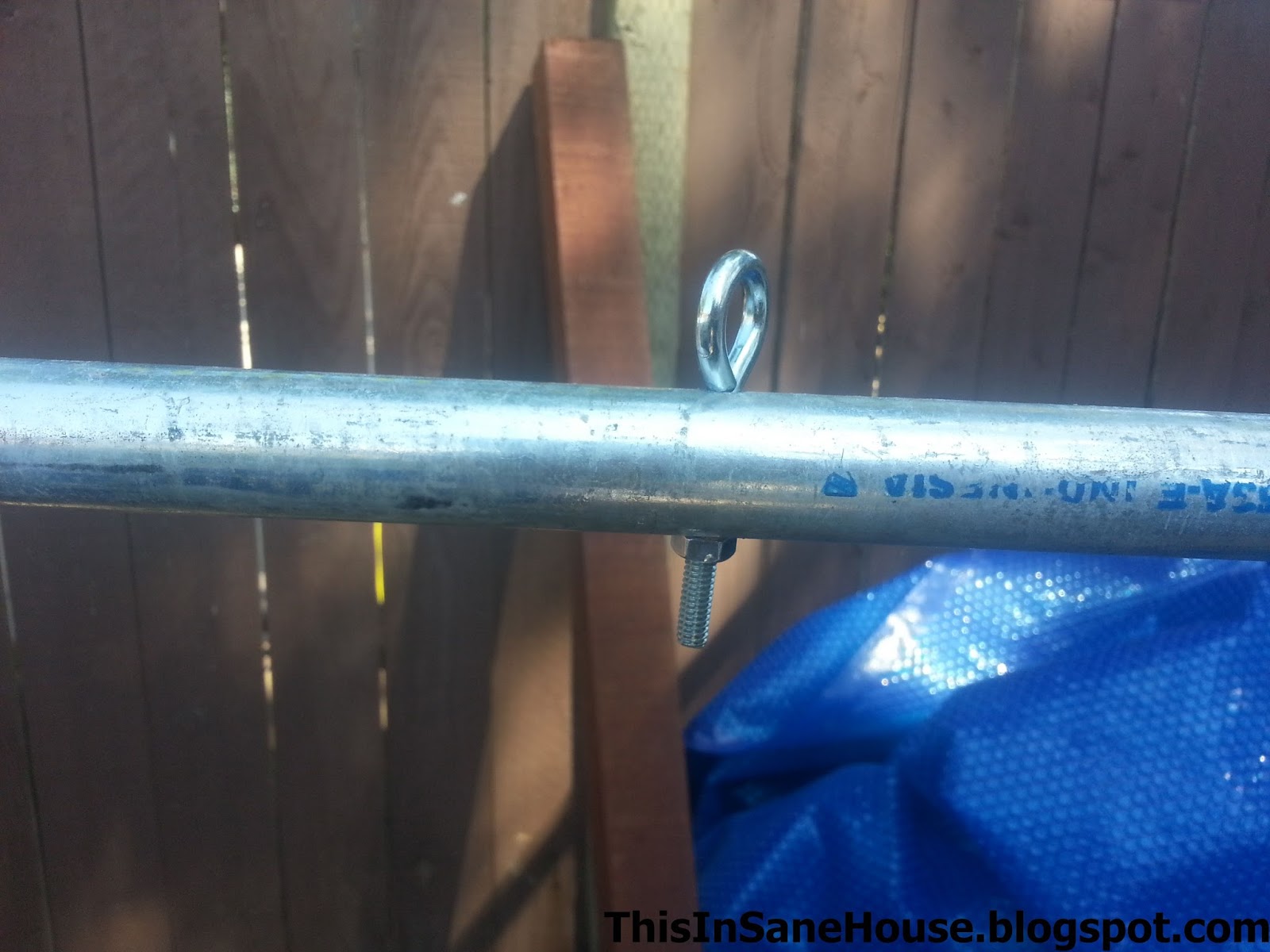 This inSane House: DIY: Solar Cover Reel for an Above Ground Pool
