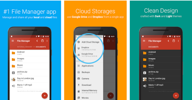 تحميل تطبيق File Manager Premium v1.7.7 للاندرويد مجانا