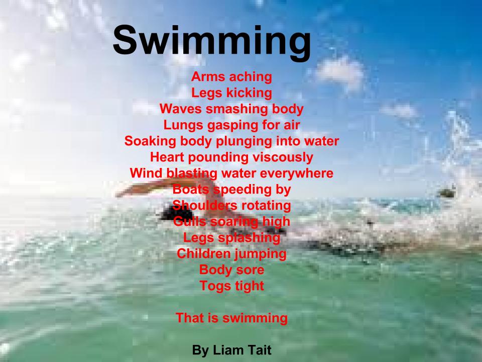 Makarewa School Room One Swimming Poems