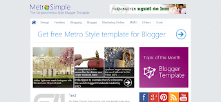 Metro Simple Blogger Template is a Css3 Base Quality Blogger Template