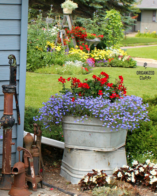 Decorating the Yard & Garden with Vintage Milk Cans - Organized