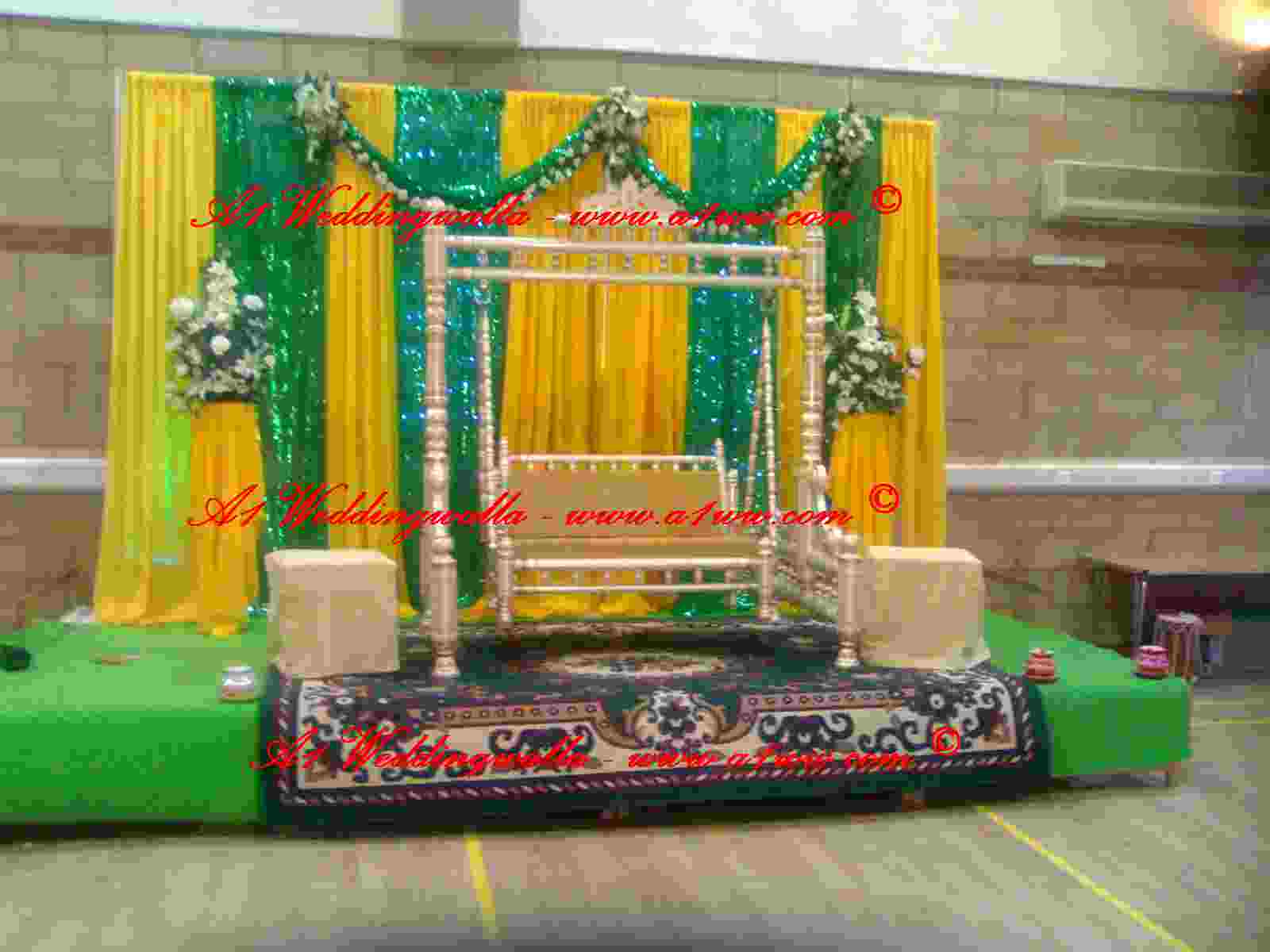 Ghosia Caterers & Flowers Decoration Mehndi Stage Ghosia Caterers & Flowers Decoration Mehndi Stage