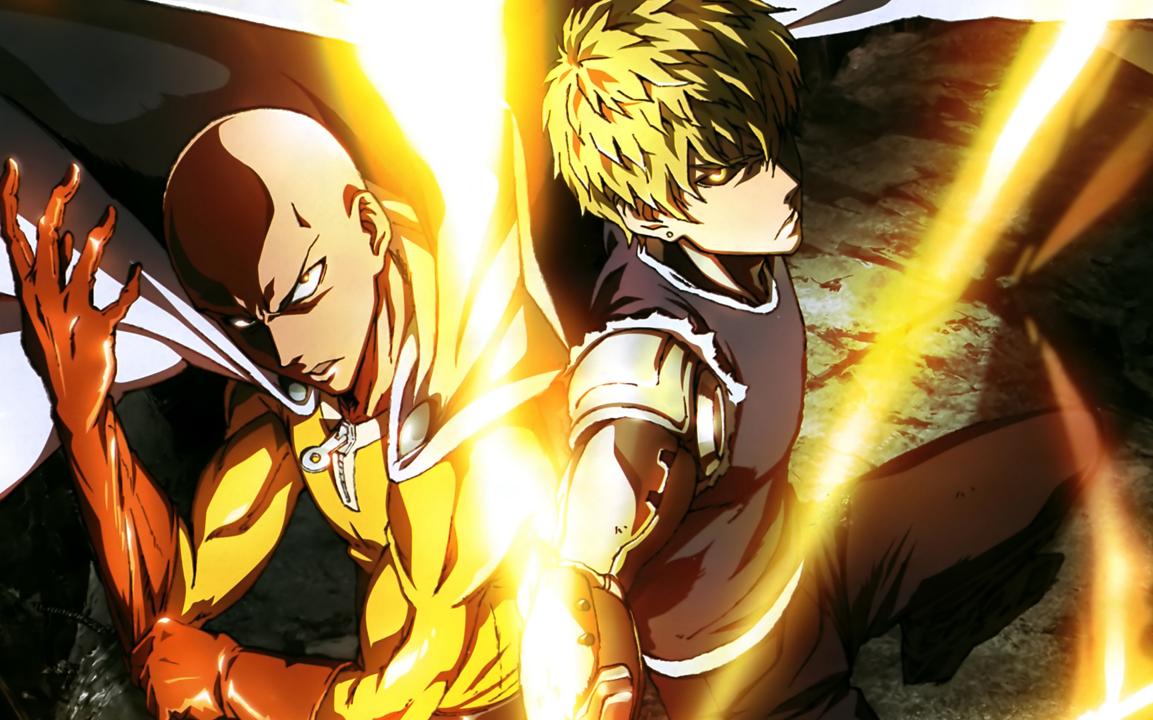 Anime, One-Punch Man, Genos (One-Punch Man), Saitama (One-Punch Man), HD  wallpaper