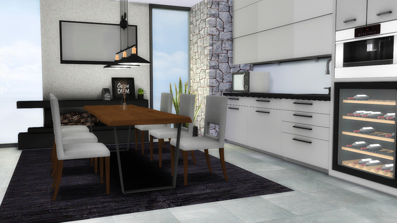 My Sims 4 Blog: Forest Hill Kitchen and Dining Set by MXIMS