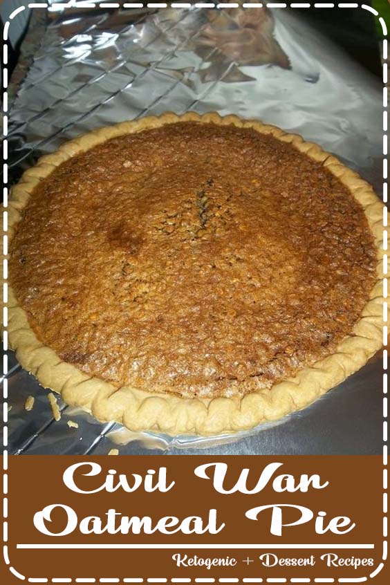 Civil War Oatmeal Pie - Vegan Quick Healthy Recipes
