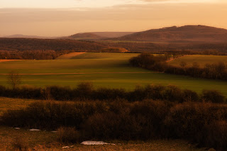 Sonnenuntergang Weserbergland Landschaftsfotografie