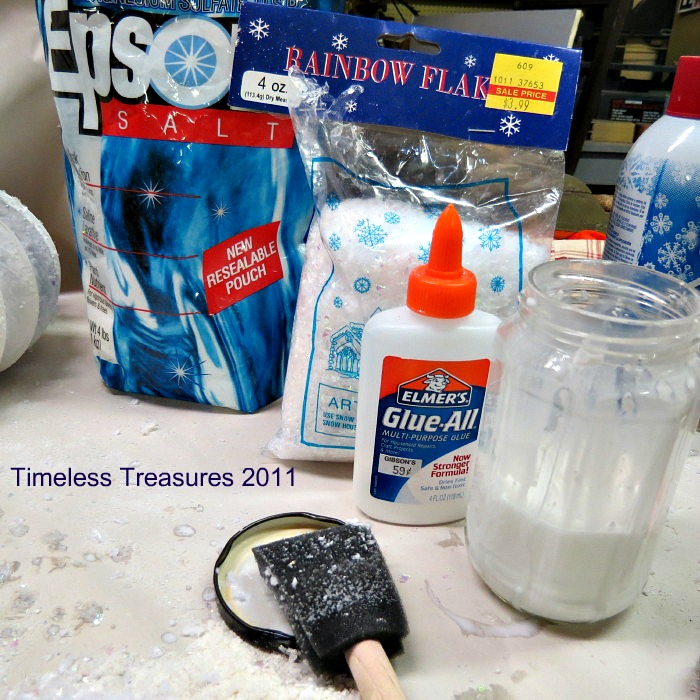 Timeless Treasures Dryer vent hose Snowy Snowman Tutorial
