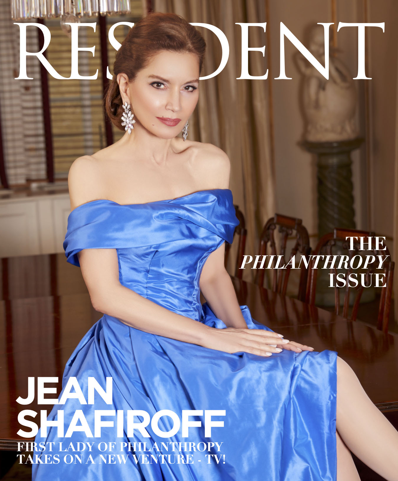 TELEVISION HOST JEAN SHAFIROFF FEATURED ON RESIDENT MAGAZINE TELEVISION HOST JEAN SHAFIROFF FEATURED ON RESIDENT MAGAZINE