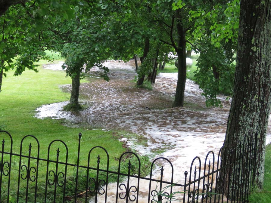 The Agatelady Adventures And Events Massive Rain With Erosion