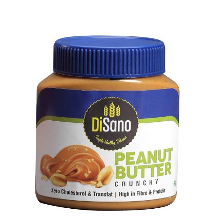 DiSano Peanut Butter, Crunchy, 25% Protein with Vitamins & Minerals, 350g