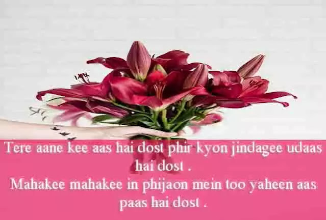 Dosti (Friendship) Shayari, Status, Quotes, Sms | Dosti Shayari In Hindi | Friendship Shayari In Hindi.