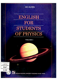 English for Students of Physics Vol.1 - Hồ Huyên