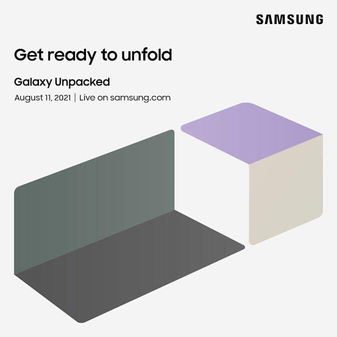 Get Ready to Unfold with Samsung Galaxy Unpacked Event on August 11, 2021.