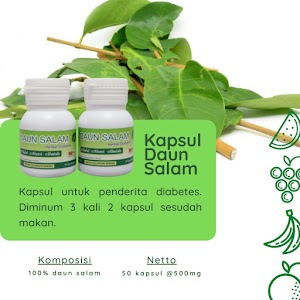 Kapsul Daum Salam Untuk Diabetes