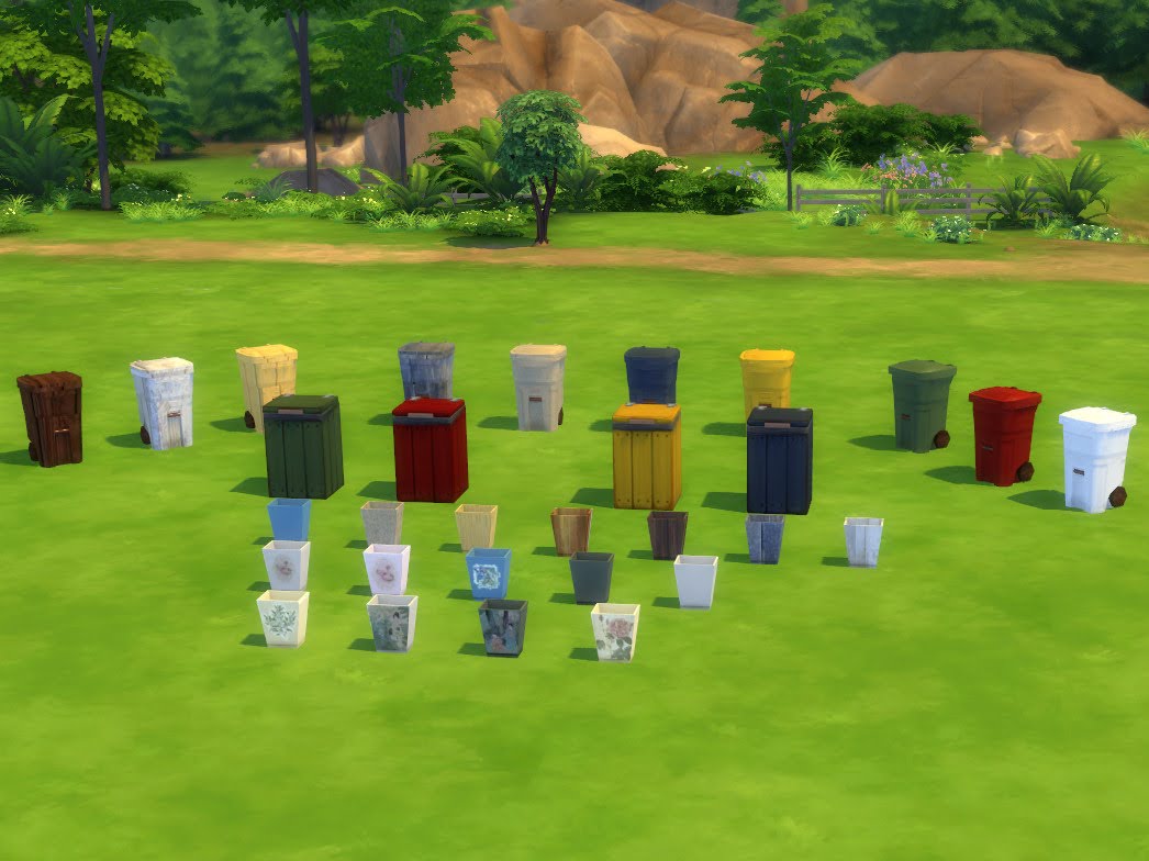 KyriaT's Sims 4 World Trash and Garbage!