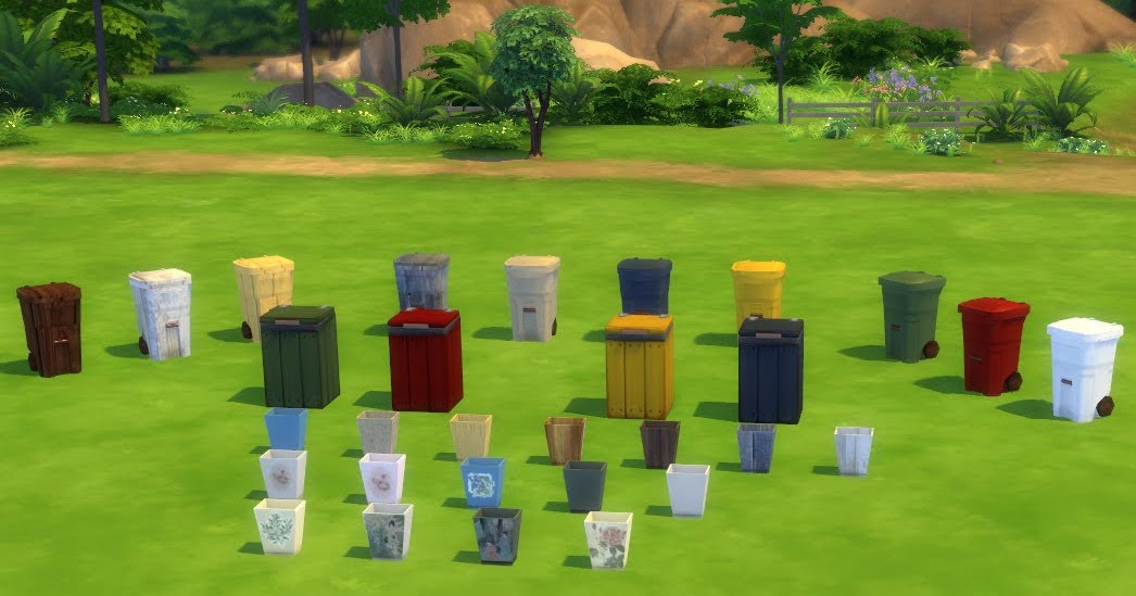 KyriaT's Sims 4 World Trash and Garbage!