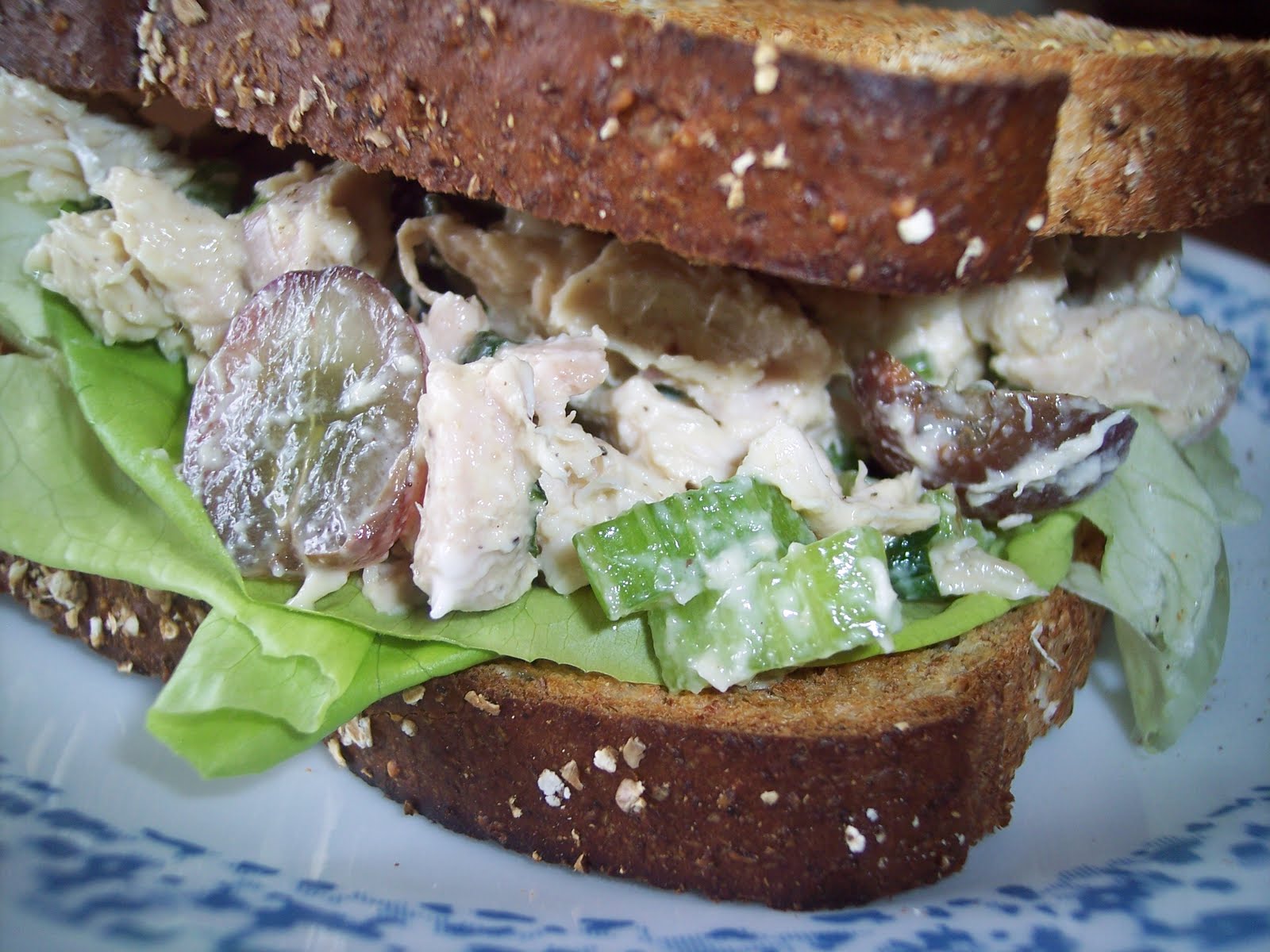 Savory Moments Tarragon and grape chicken salad