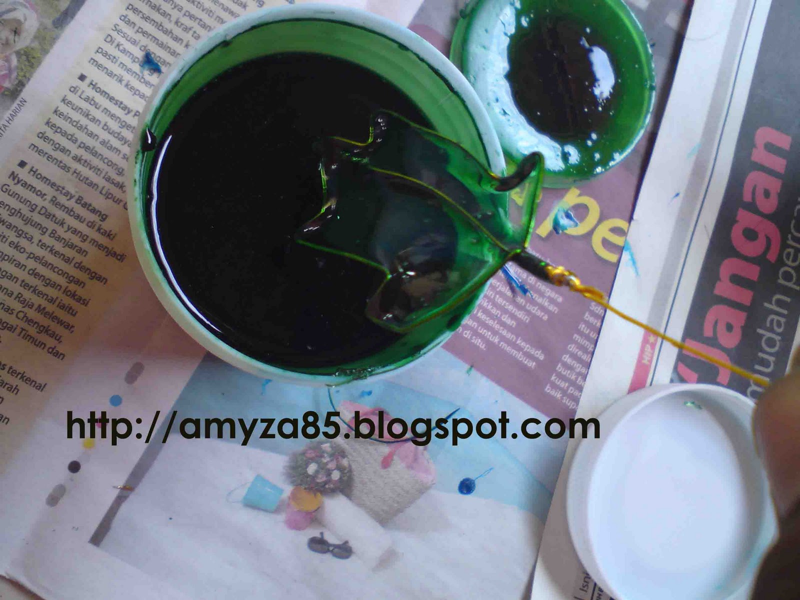 My LiFe As AmYZa Tutorial How to make Dip Flower / Bunga Dip