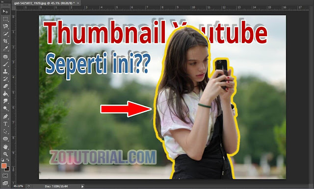 Cara Membuat Garis Tepian Foto Untuk Thumbnail Youtube