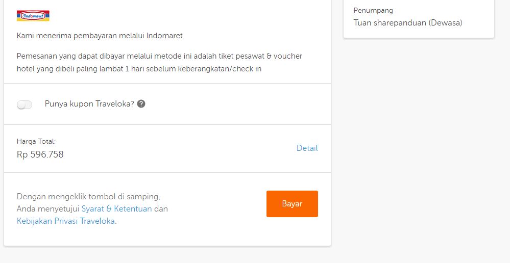 Bayar Tiket Pesawat Traveloka Di Indomaret Share Panduan