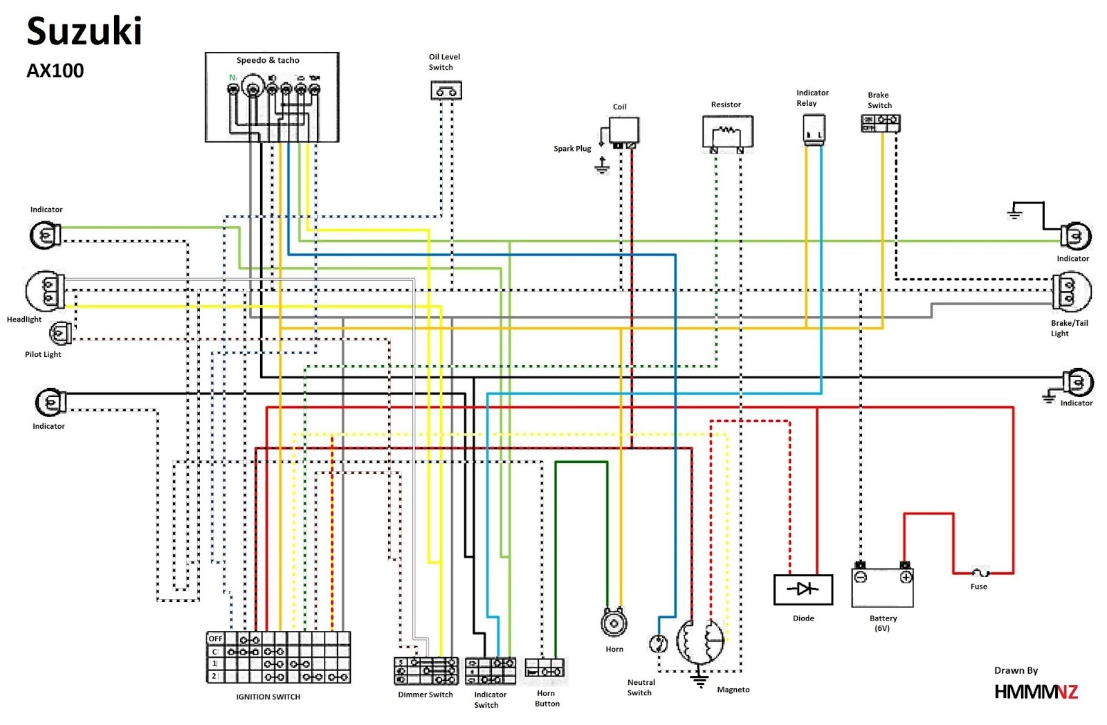 Esquema Eletrico Moto Suzuki Yes 125 Se - zkip