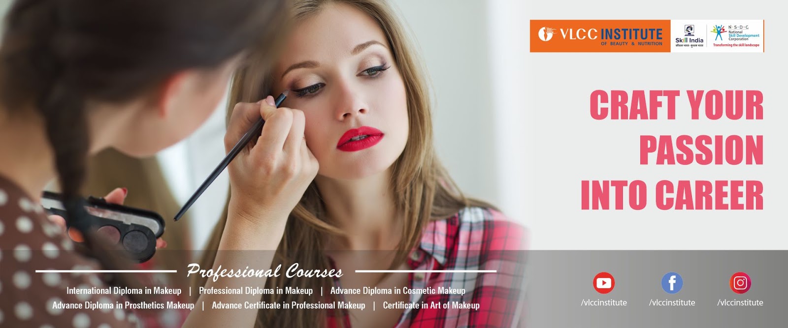 Enroll in VLCC Institute and Get Specialization in MakeUp Artist