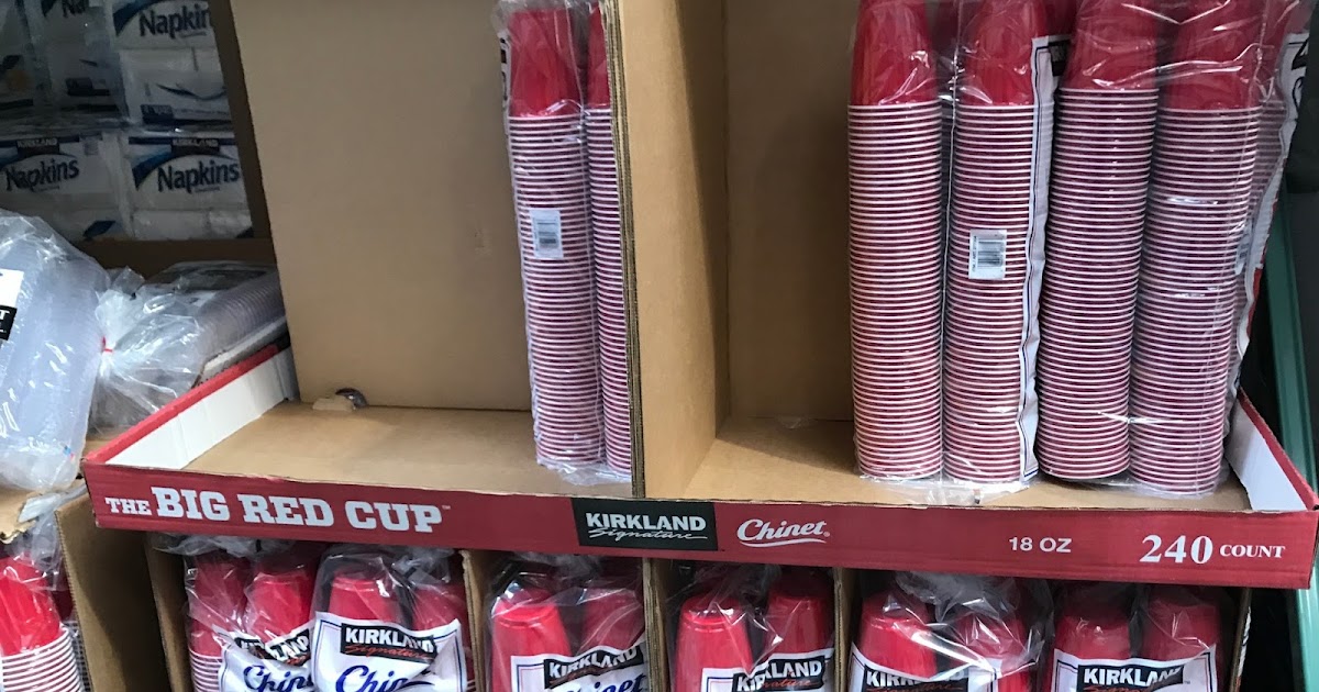 Kirkland Plastic Big Red Cups Costco Weekender