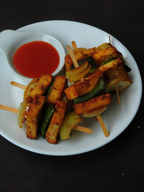 Spiced Tofu Kebab,Tofu 65 Kebab Spiced Tofu Kebab,Tofu 65 Kebab