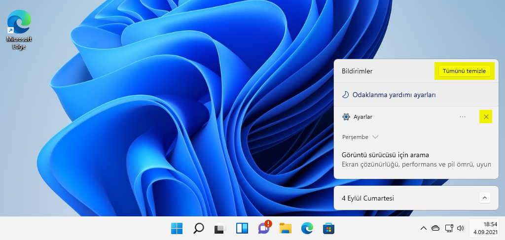 Windows 11'de Bildirimler Nasıl Yönetilir 5 Windows%2B11 2021 09 04 18 54 06
