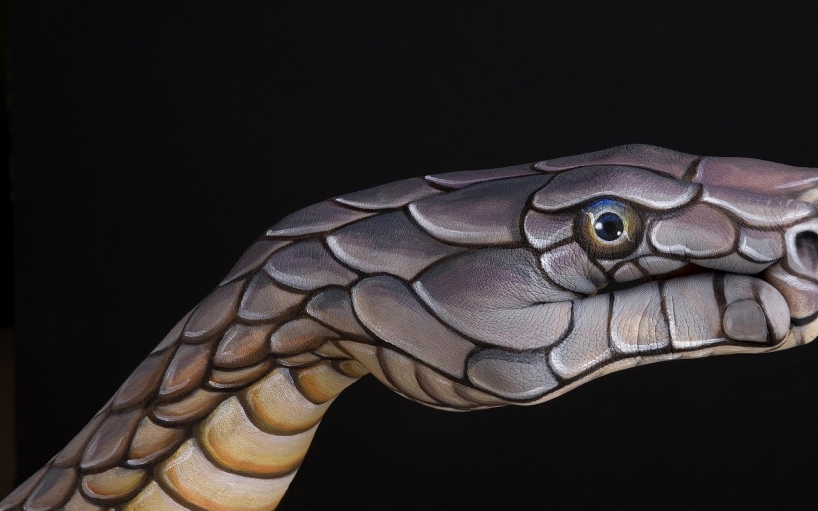 Best body paint pictures Body paint animals part 01